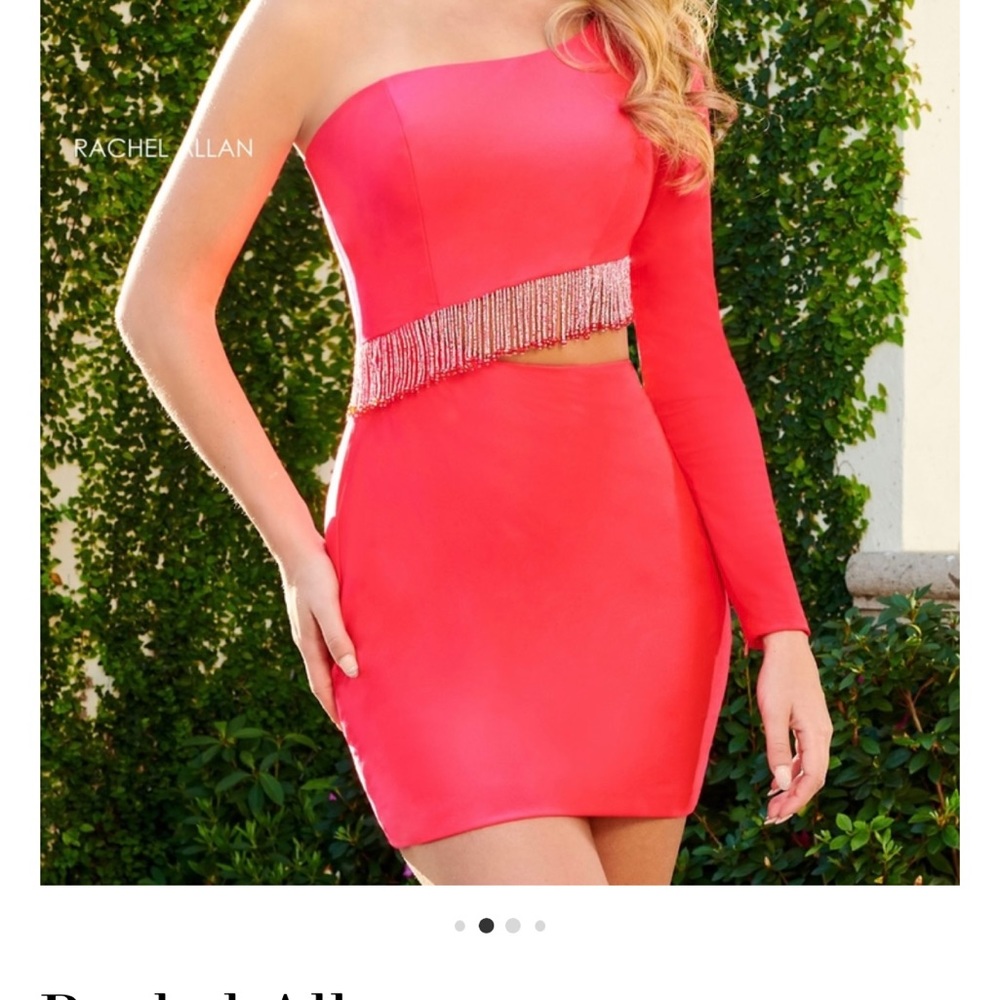 Rachel Allan- watermelon- size 8 brand new with tags. $150.00 (Elegant Dress)
